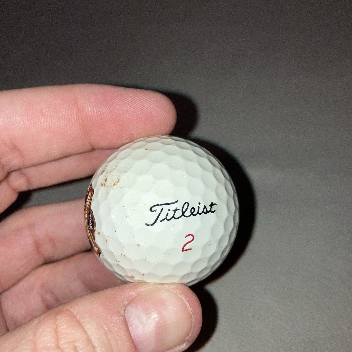 Pga Championship Whistling Straits 2004 Titleist 2 Pro V1x 332 Golf Ball Used