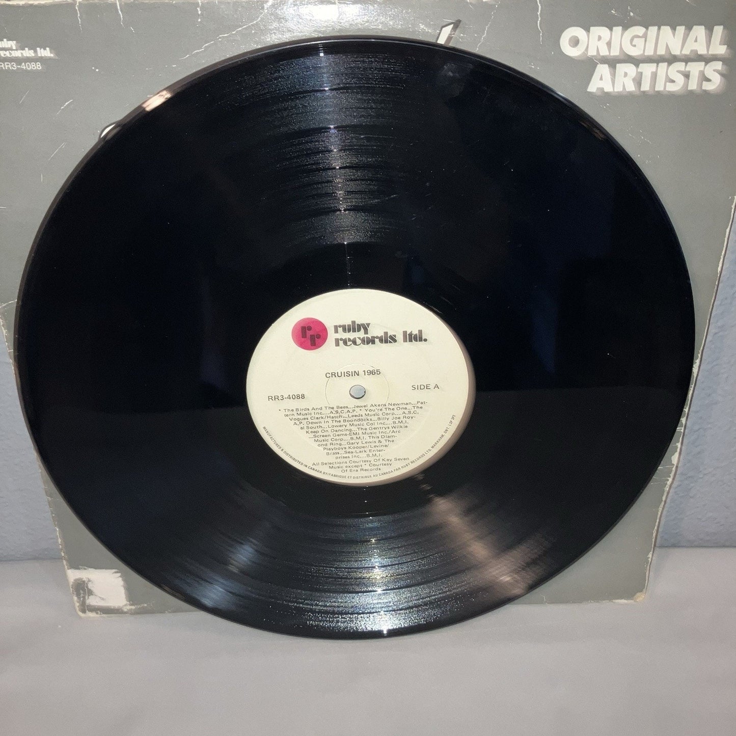Vinyl Record Cruisin' 1965 Various The Zombies / Vogues / Gentrys / Gary Lewis