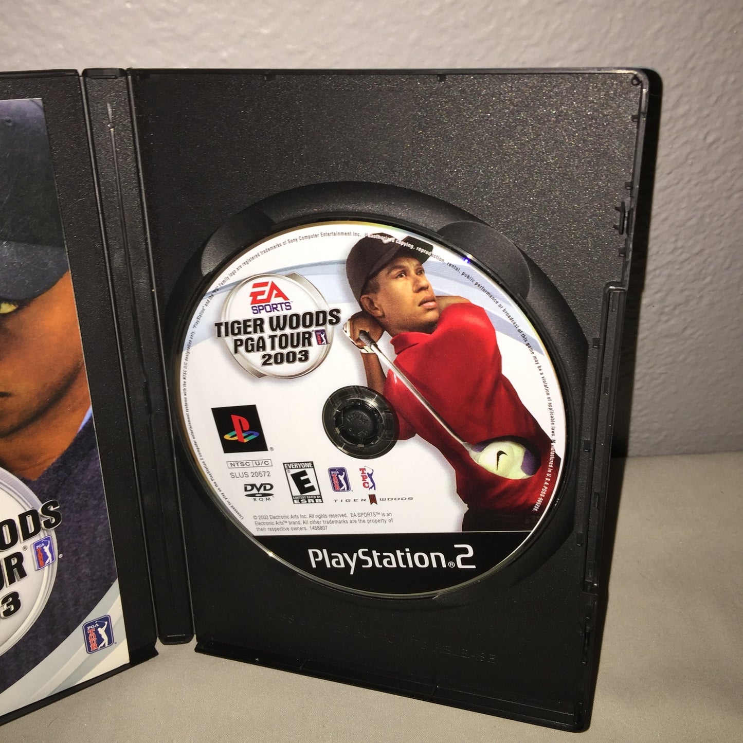 Ps2 Tiger Woods PGA Tour 2002 / 2003 *Both Used Have Manuals But 03 Missing Case