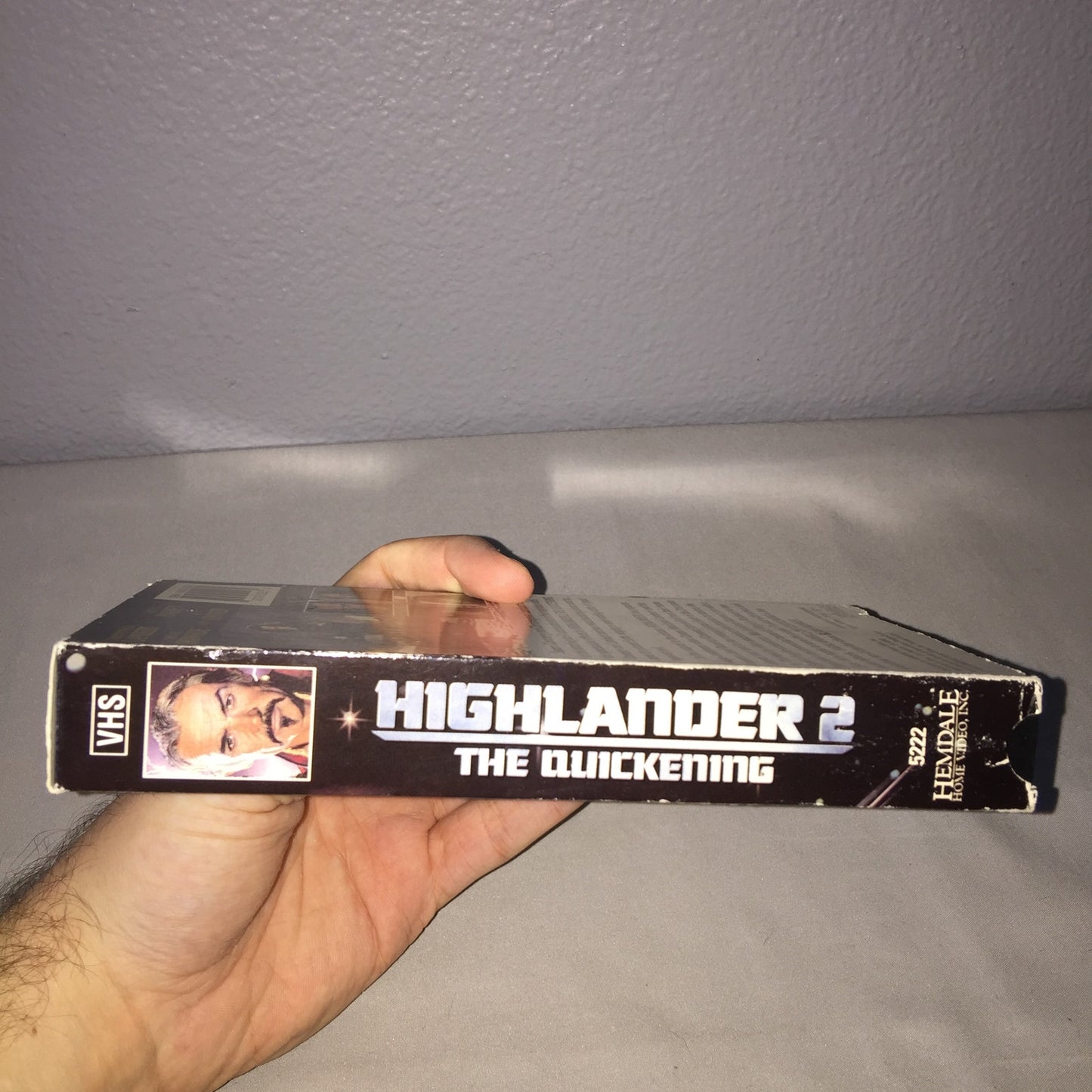 Vhs Used Highlander 2 The Quickening Tape Michael Ironside Sean Connery Hemdale