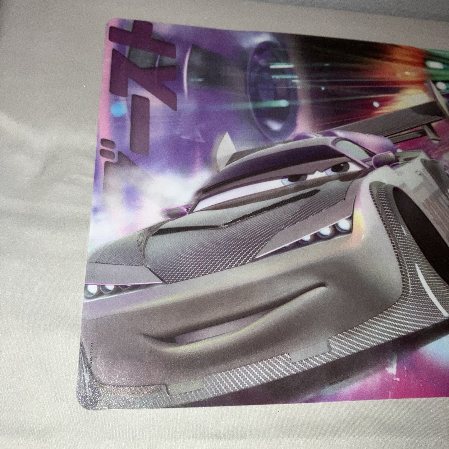 Disney Pixar Cars 2011 Single 18” Placemat Drift Lightning McQueen Jackson Storm