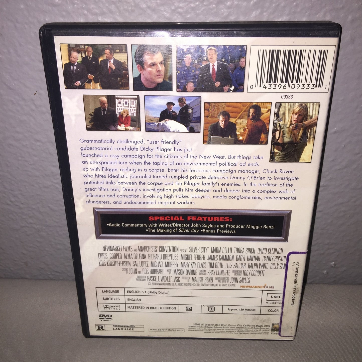 Dvd Used Silver City With Special Features Political Hollywood Video Pre-viewed