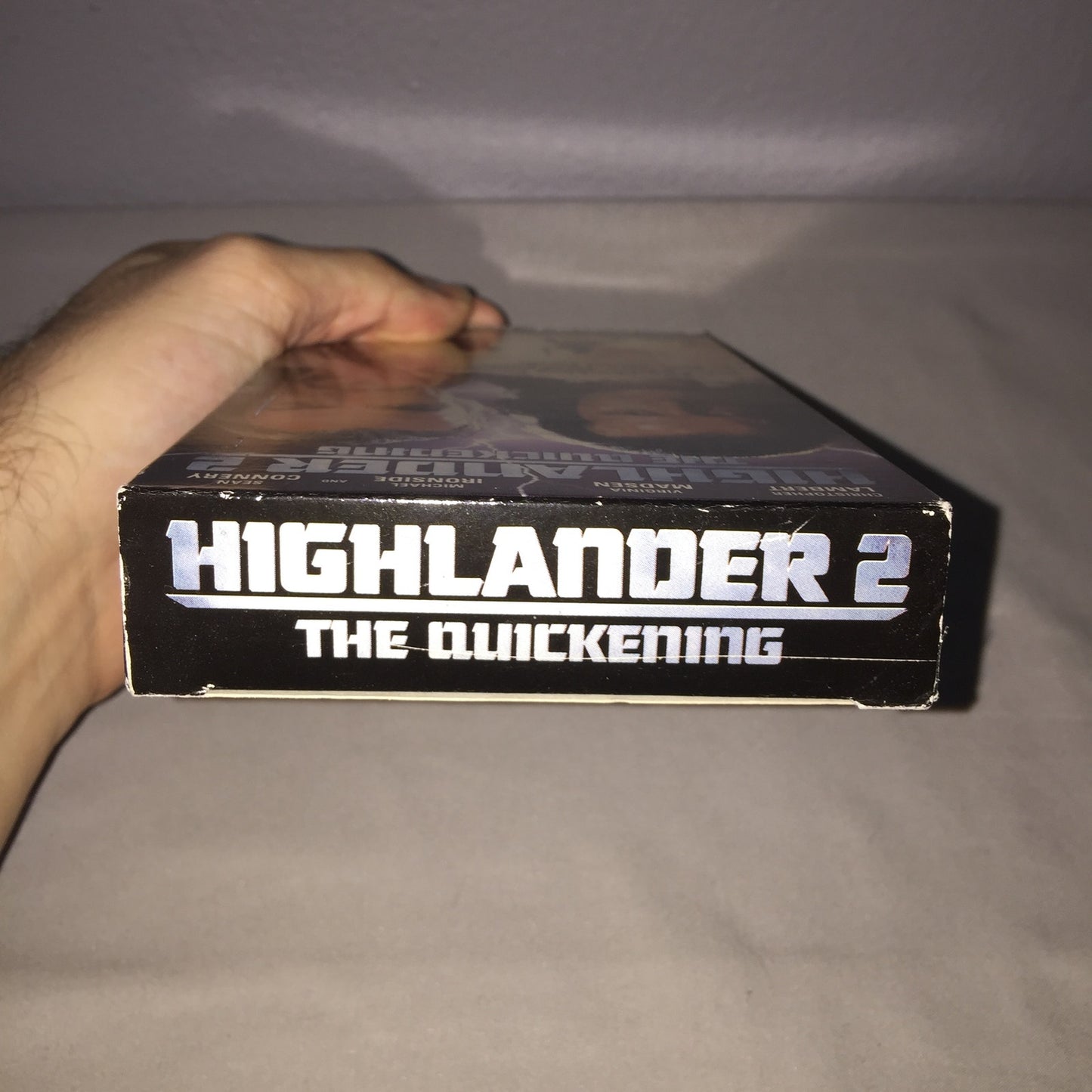 Vhs Used Highlander 2 The Quickening Tape Michael Ironside Sean Connery Hemdale