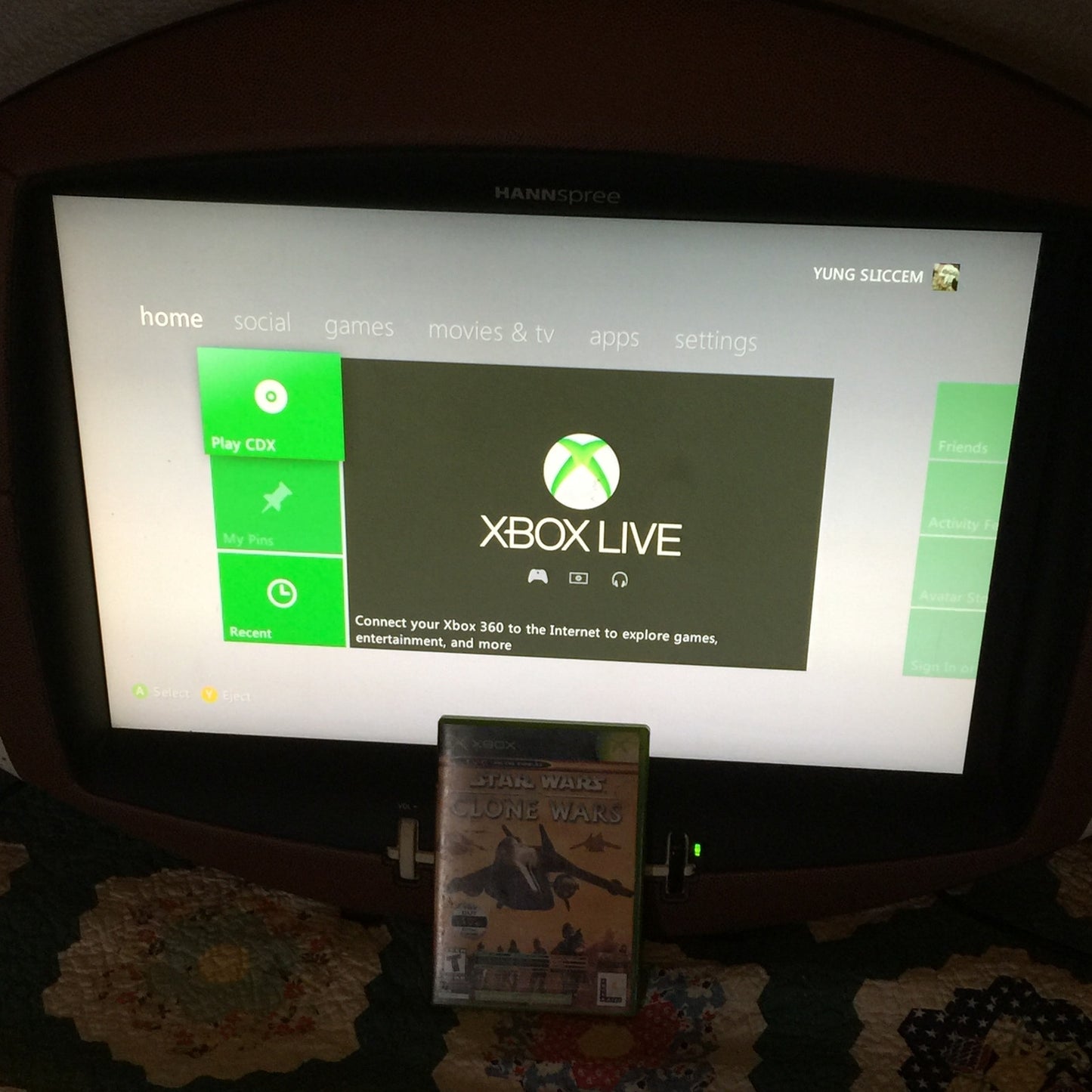 Xbox Star Wars Knights of the Old Republic / The Clone Wars / Tetris Tested Used
