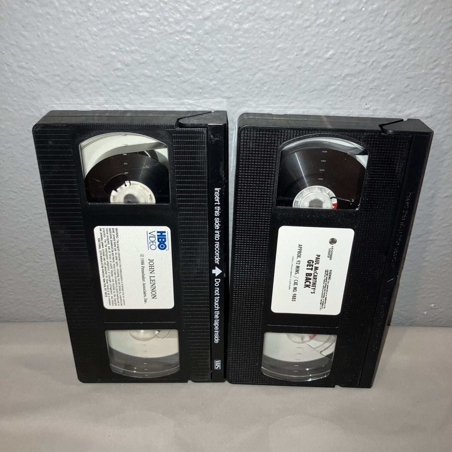 Vhs Used John Lennon and the Plastic Ono Band Live / Paul McCartney Get Back Lot