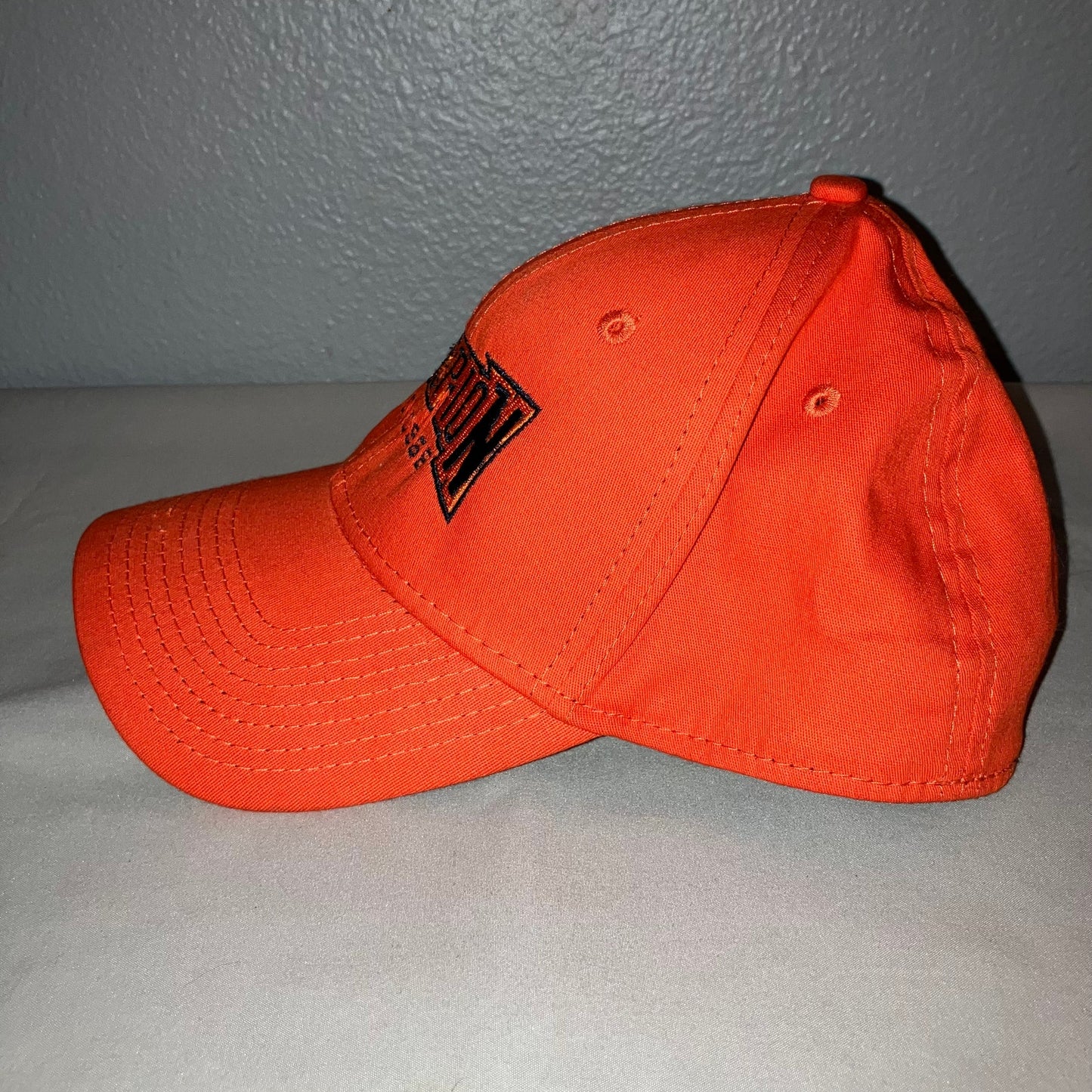 Scorpion Lacrosse Orange Ball Cap Hat 2012 New Era Small - Medium 39Thirty *Used