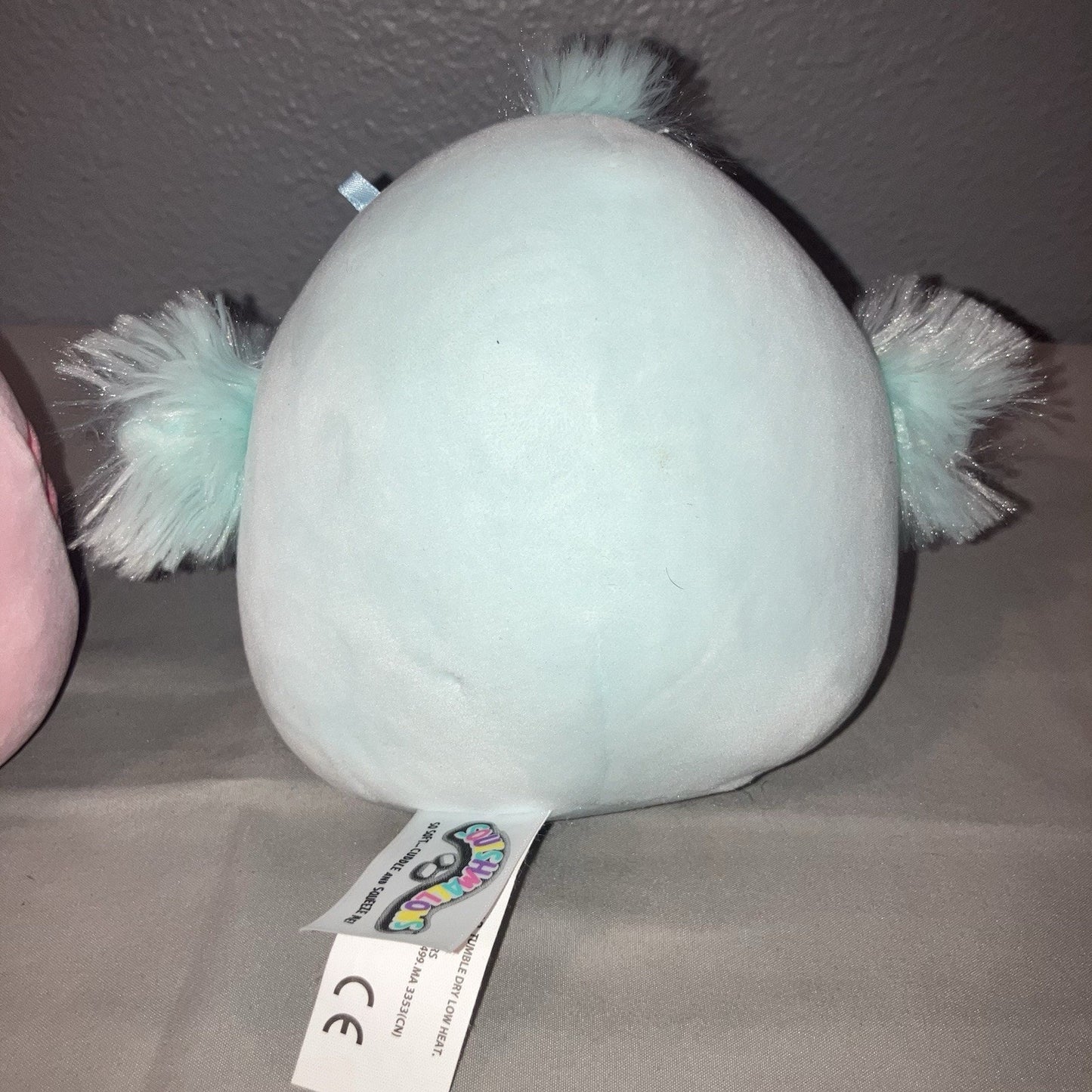Squishmallows Paulita The Pink Cat / Cedric The Chick Kellytoy Stuffed Plush Lot