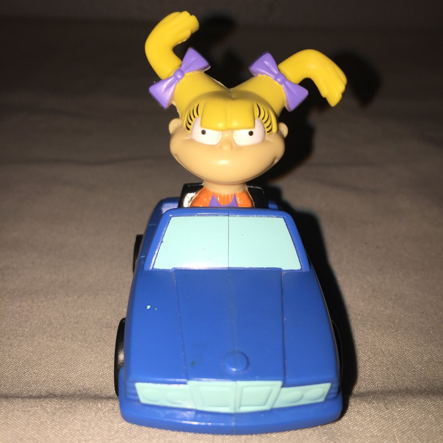 Rugrats Angelica Mirror / Comb Case *No Mirror* / Wind Up Car Burger King FF Toy