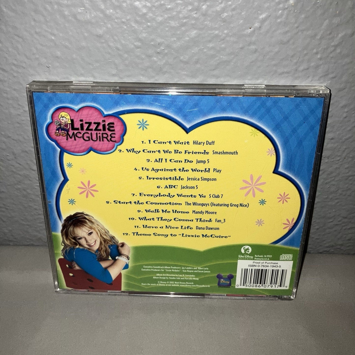 Cd Used Lizzie McGuire Tv Show Original Soundtrack Disc Near Perfect Condition