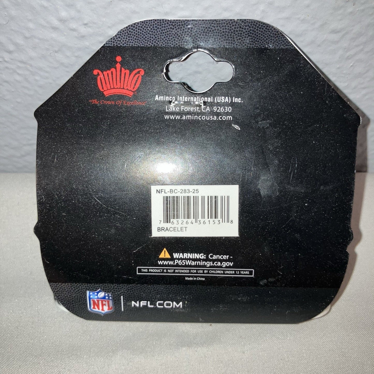 New Arizona Cardinals Silicone Bracelets 4 Color Pack Black White Red Yellow