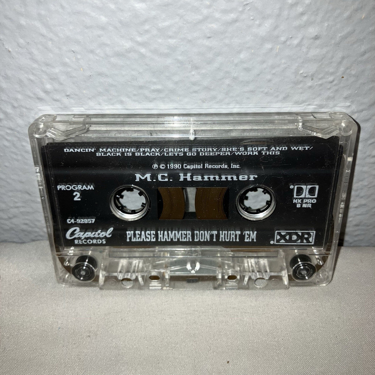 Tape Used MC M.C. Hammer Please Hammer Don't Hurt 'Em Cassette Tape Rap Hip Hop