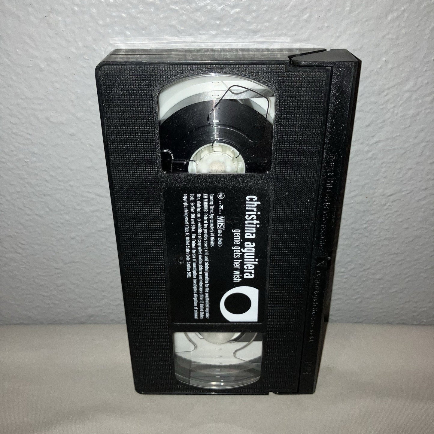 Vhs Used Christina Aguilera Genie Gets Her Wish Works Plus Includes Mini Poster