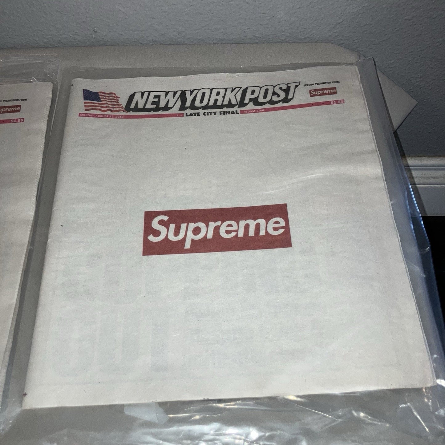 3 Pack Supreme Newspaper New York Post Late City Final Sport Sports Edition 3x