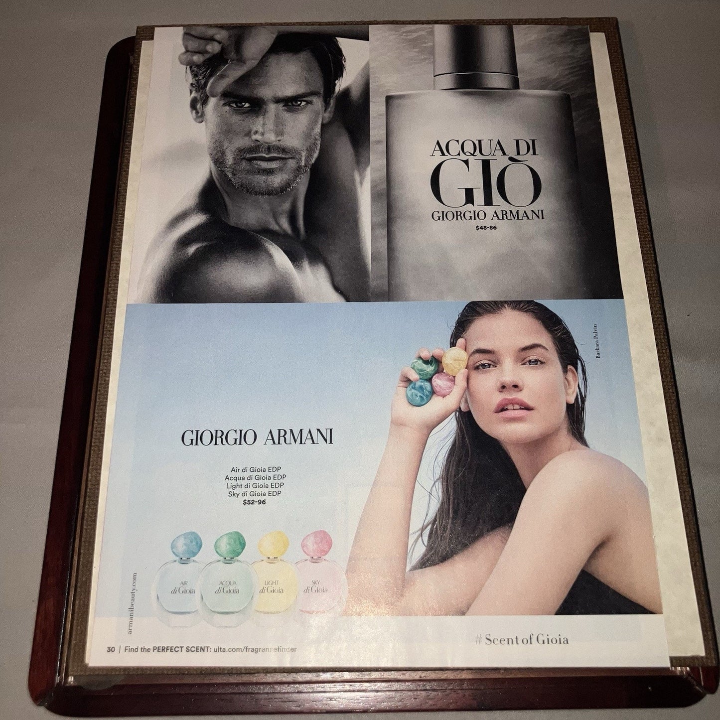 Ulta Ad Gucci Bloom Dakota Johnson / Giorgio Armani Gio Giola Fragrance Perfume