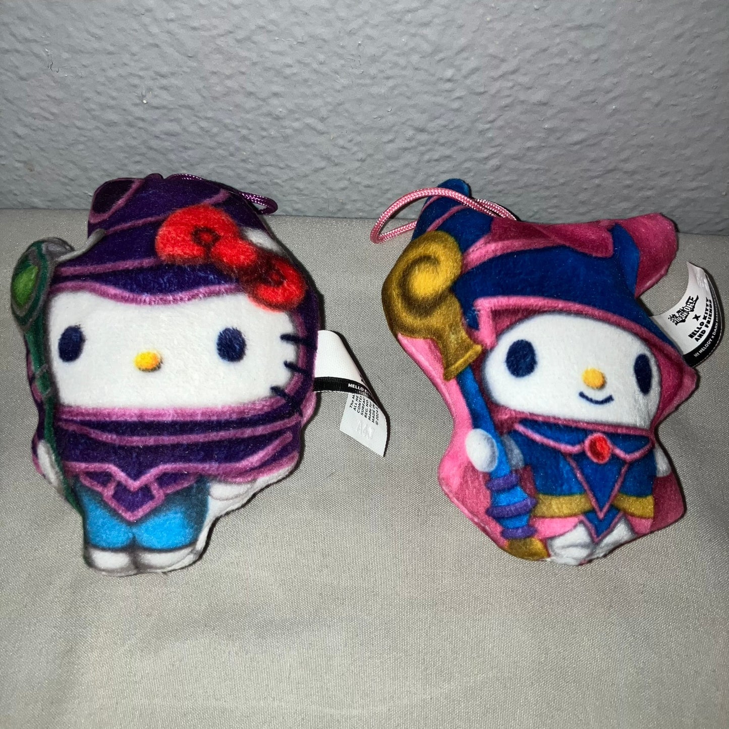 Yu-Gi-Oh Hello Kitty x Dark Magician / My Melody / Tuxedo Sam x Obelisk FF Toy