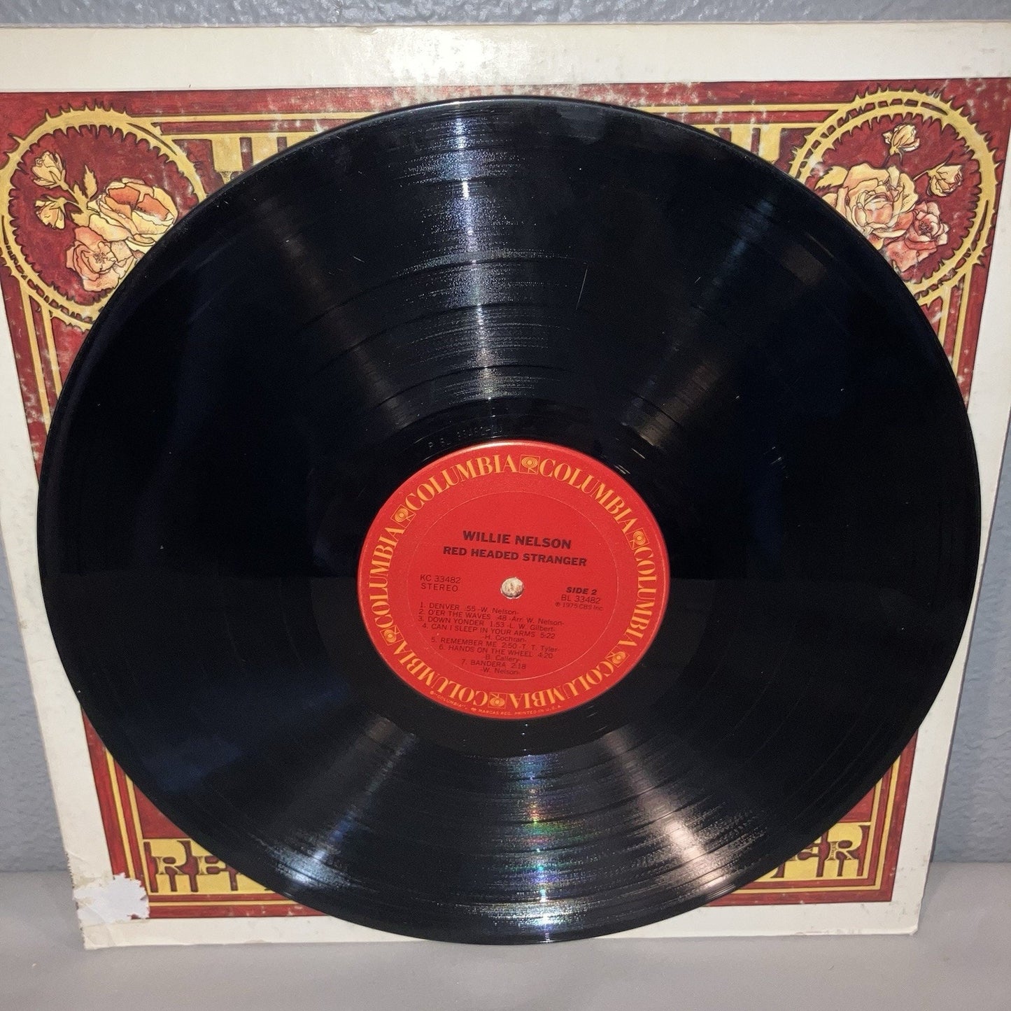 Vinyl Record Willie Nelson Red Headed Stranger / Honeysuckle Rose Soundtrack Lot