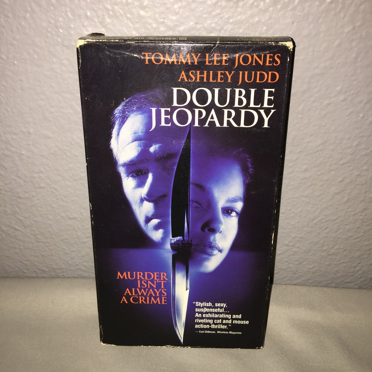 Vhs Used Double Jeopardy Blockbuster Tape Tommy Lee Jones Ashley Judd Thriller
