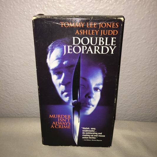 Vhs Used Double Jeopardy Blockbuster Tape Tommy Lee Jones Ashley Judd Thriller