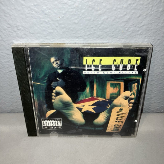 Cd Case Only Ice Cube Death Certificate Priority Records See Pics For Condition