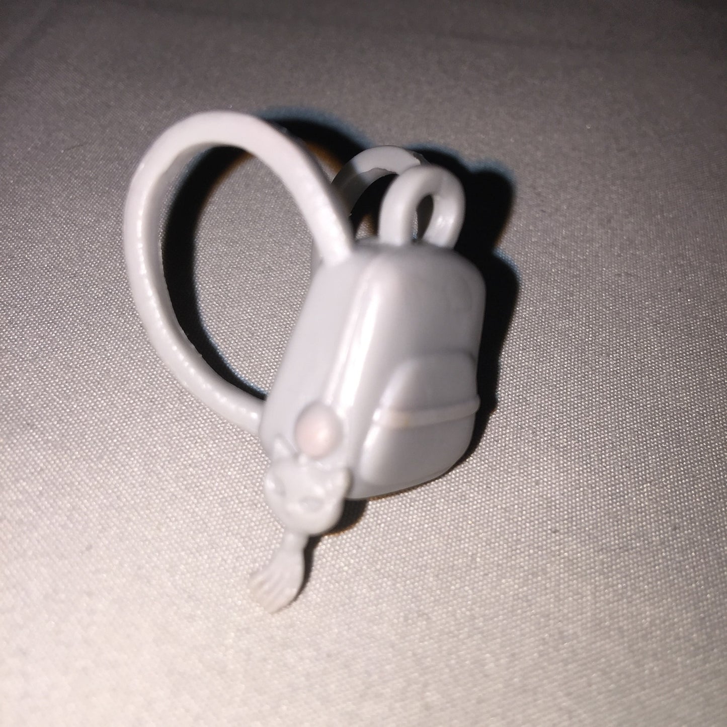 Barbie Doll Backpack Toy With Unique Cat Kitty Keychain J@P Brand Gray Blue