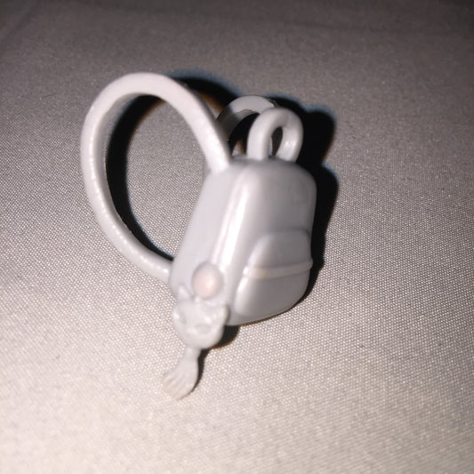 Barbie Doll Backpack Toy With Unique Cat Kitty Keychain J@P Brand Gray Blue