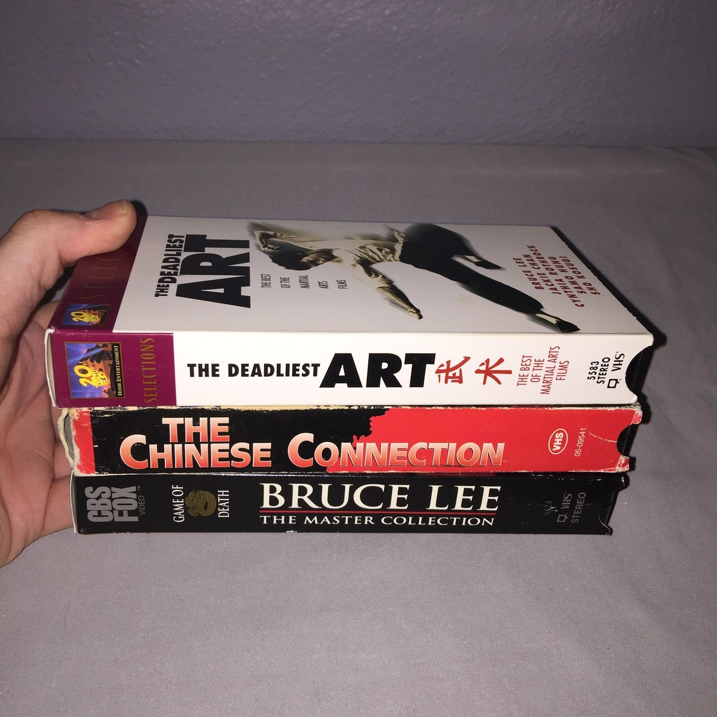 Vhs Used Bruce Lee Game Of Death / The Chinese Connection + The Deadliest Art