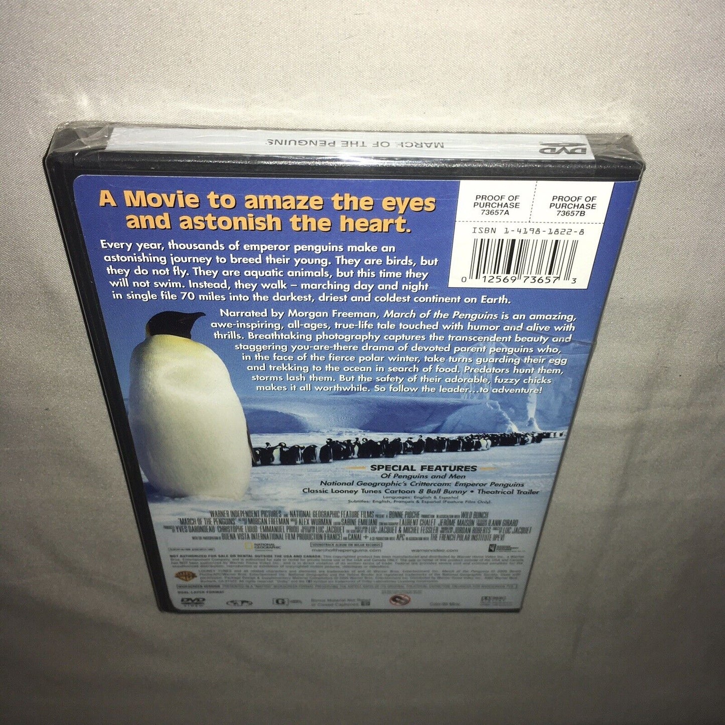 Dvd Sealed New Nwt March Of The Penguins / Happy Feet Penguin Movies Bundle Lot