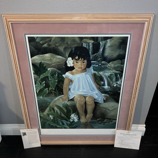 Art Mary Koski White Ginger 24x30”Lithograph / Serigraph 321/500 COA See Info