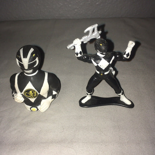Power Rangers Toy 1993 Cake Topper / 1995 Finger Puppet Vintage Bandai MMPR Lot
