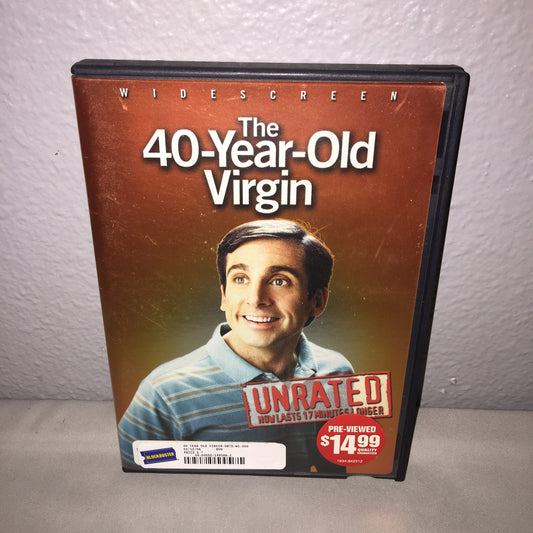 Dvd Used The 40-Year-Old Virgin Unrated Blockbuster Pre-viewed *Disc Is Great*