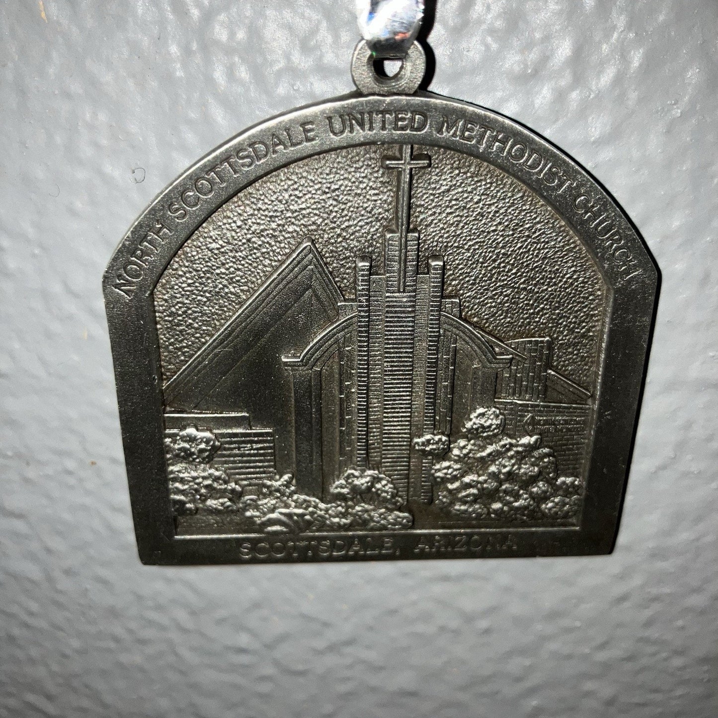 North Scottsdale Methodist Church Special Commemorative Ornament Metal Medal