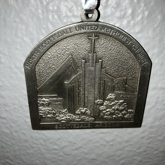 North Scottsdale Methodist Church Special Commemorative Ornament Metal Medal
