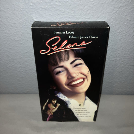 Vhs Used Selena 1997 Tape Jennifer Lopez Edward James Olmos See Pics Tape Works