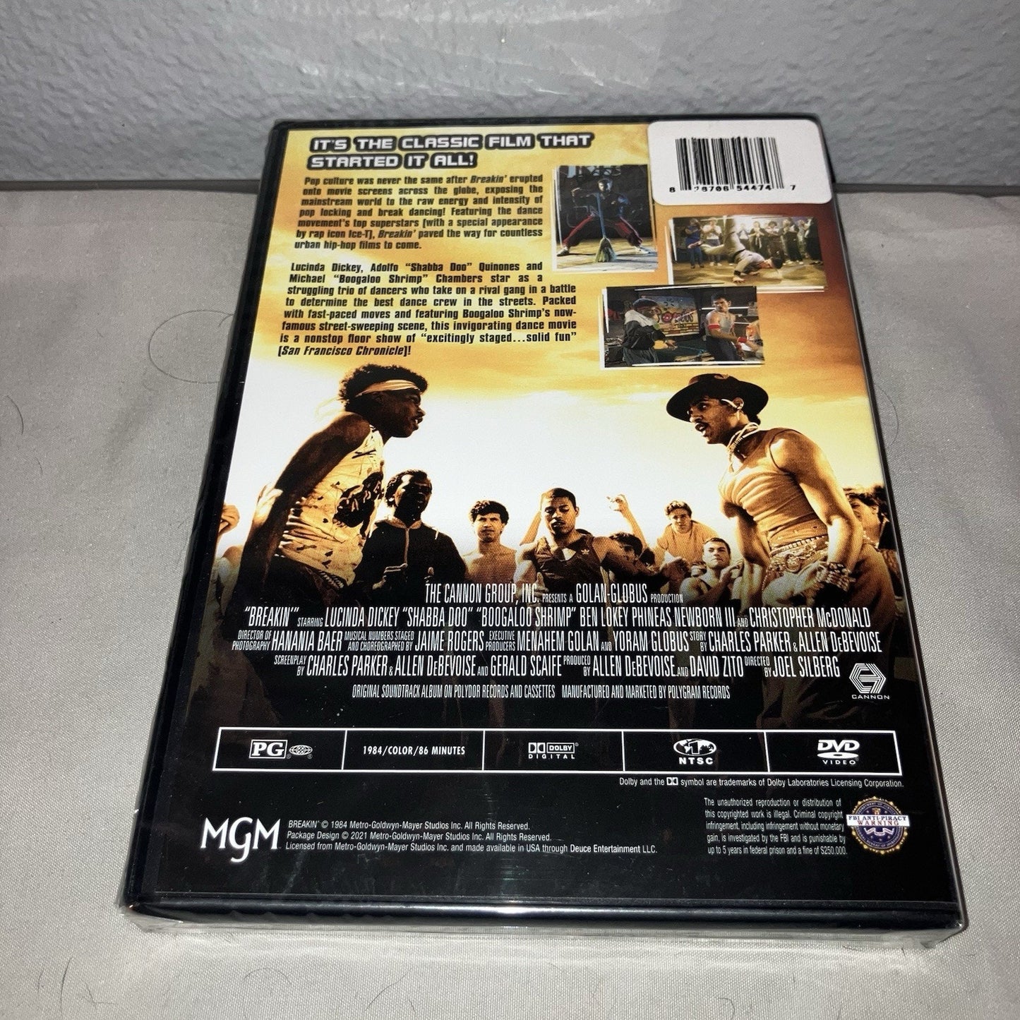 Dvd Sealed New Breakin' 1984 Lucinda Dickey Shabba Doo Boogaloo Shrimp Ben Loke