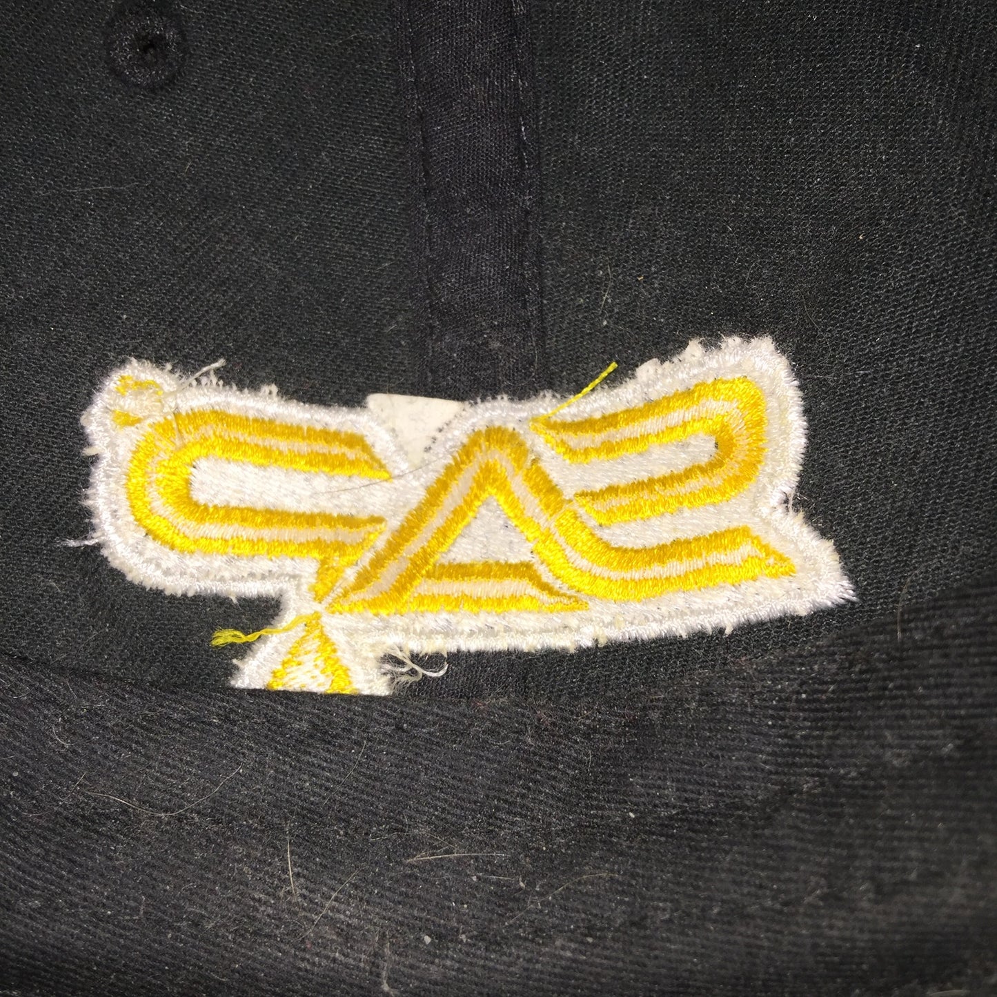 Sap Concentrate Brand Promo Strapback Hat Webbed Back Distressed Cap Great Shape