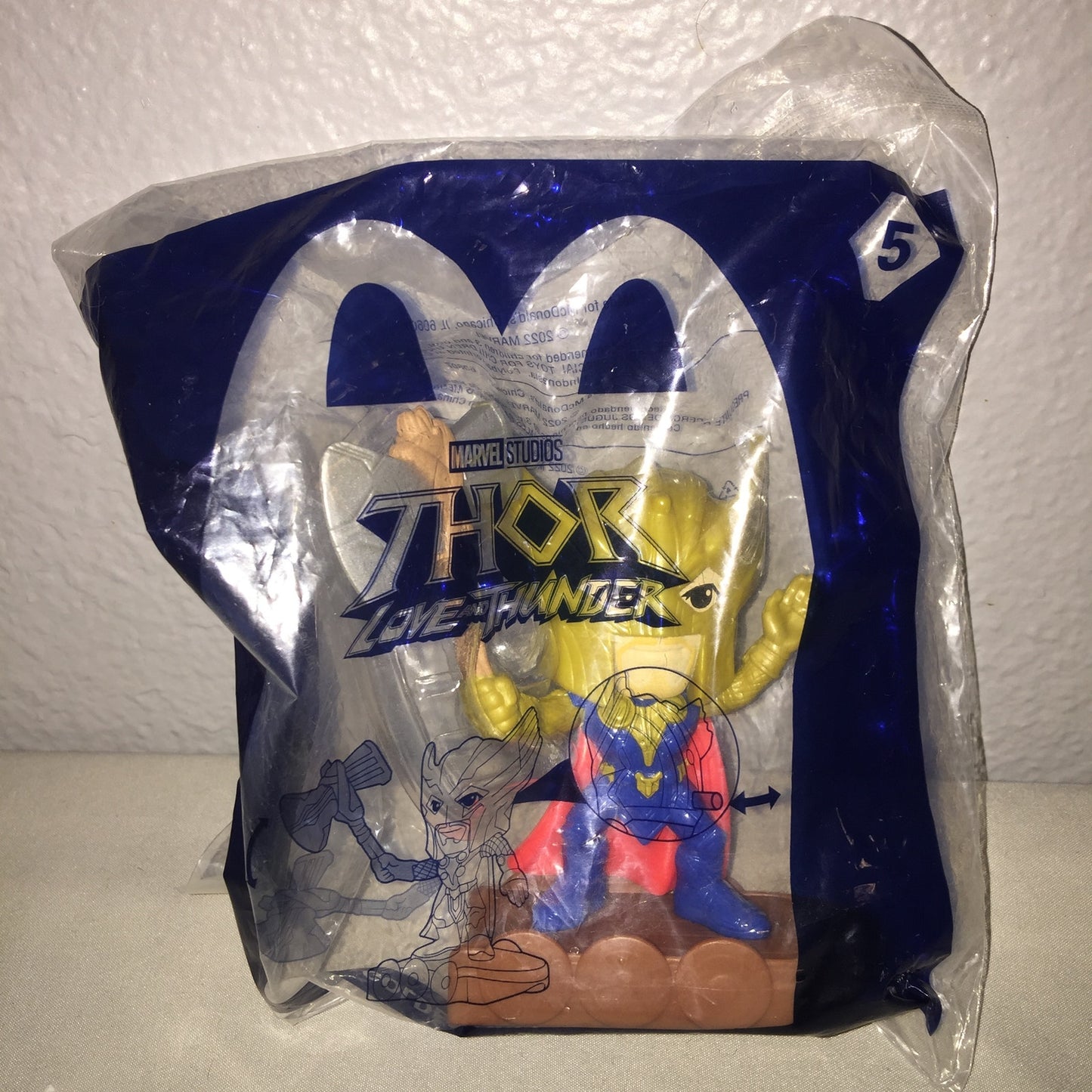 New Thor / Valkyrie + Rocket Marvel Love And Thunder McDonald's Figure FF Toy