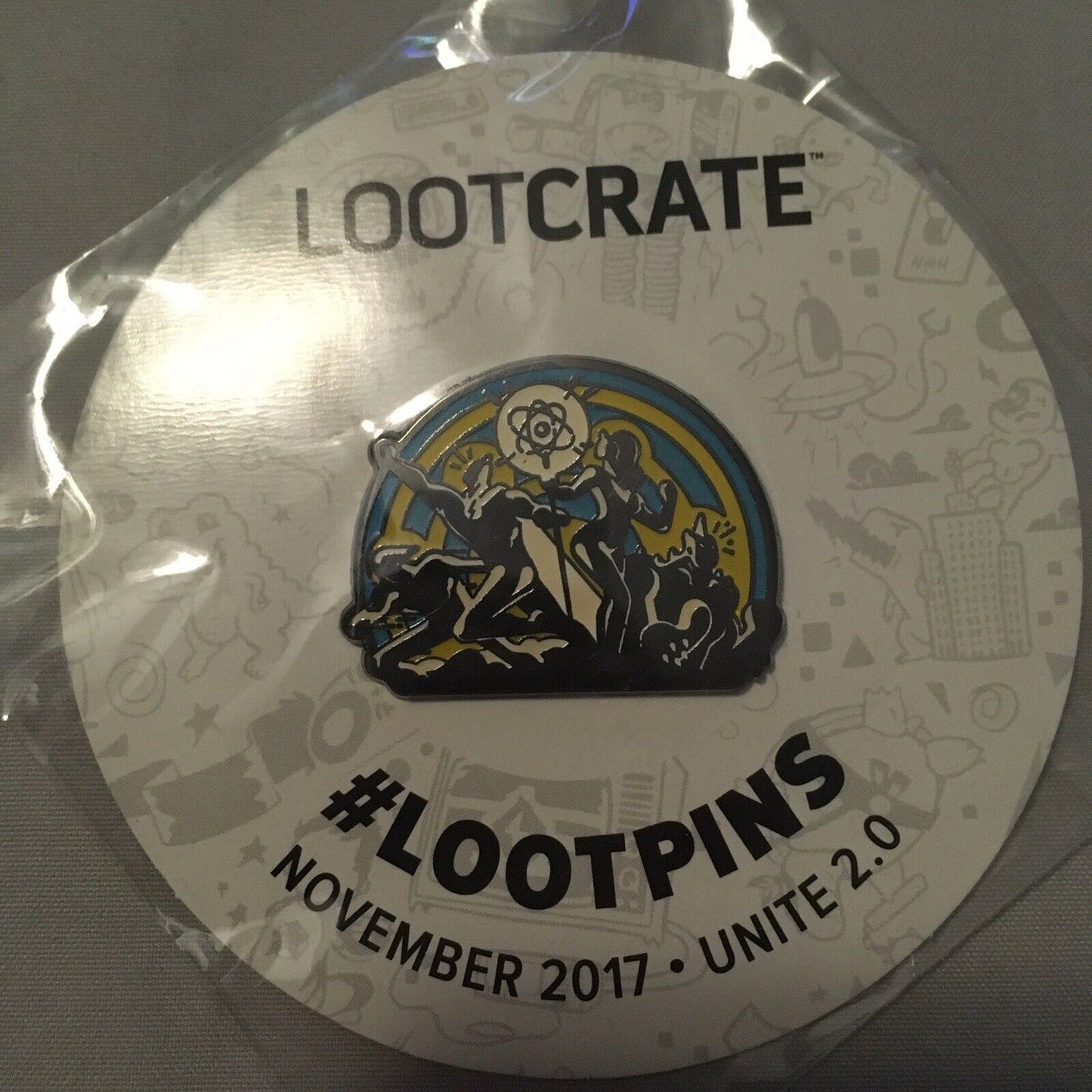 Collectible Sealed New Loot crate 3 Pin Lot Westworld Maze Unite 2 Bronze Trophy