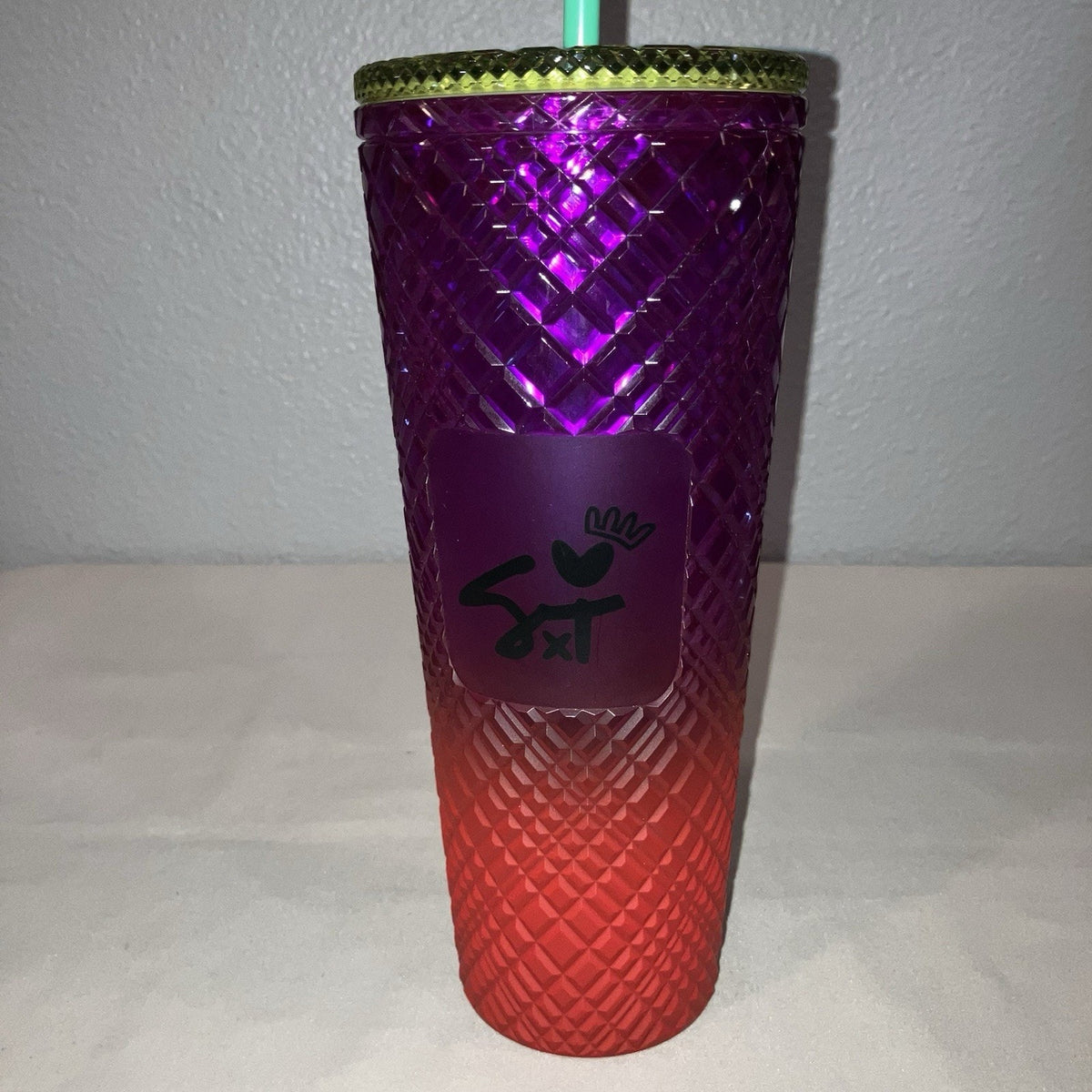 Starbucks "SHE x THIS” Shae Anthony Spring 2024 Jeweled Ombre Tumbler Venti 24oz