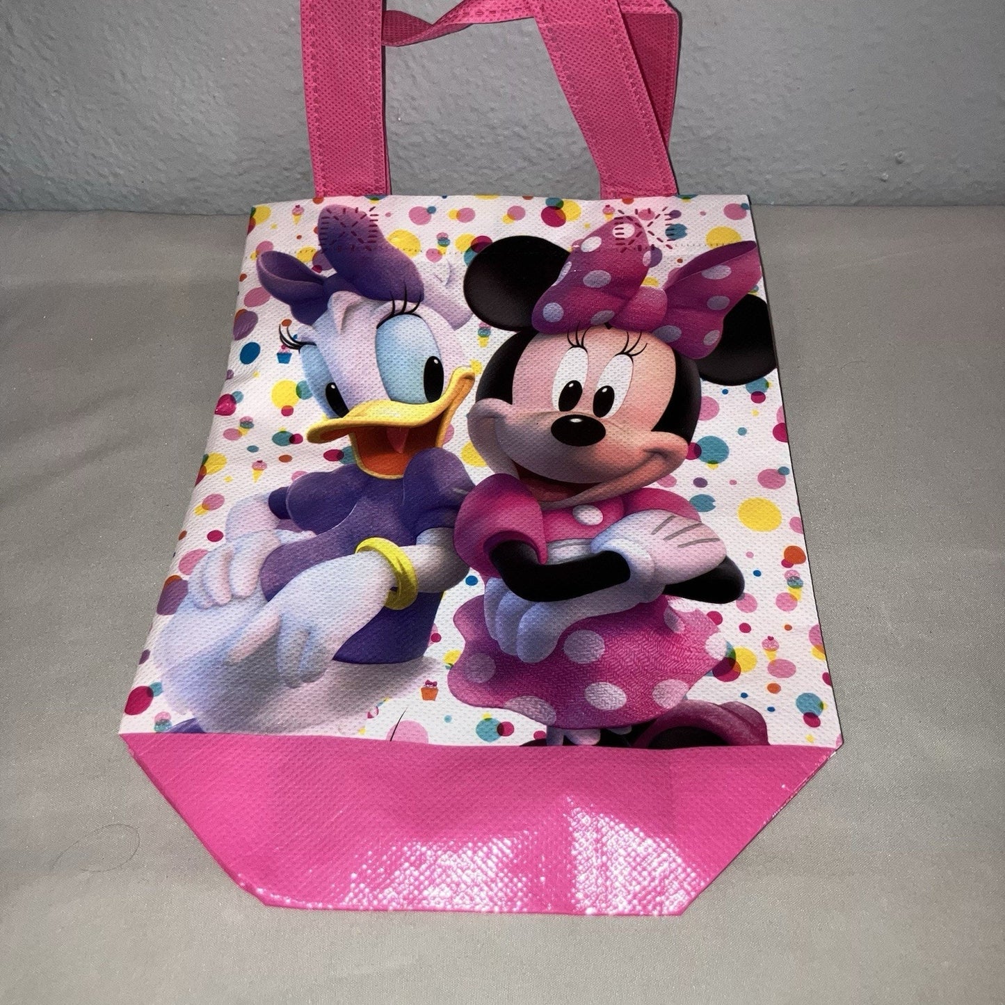 Disney Minnie Mouse / Daisy Duck Plastic Tote Bag Official Disney Junior Item