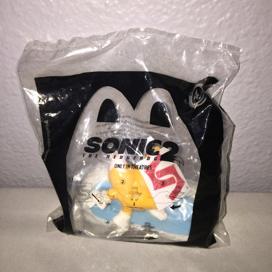 New Tails #4 4 Sonic The Hedgehog 2 Jim Carey Movie McDonald's Figure FF Toy