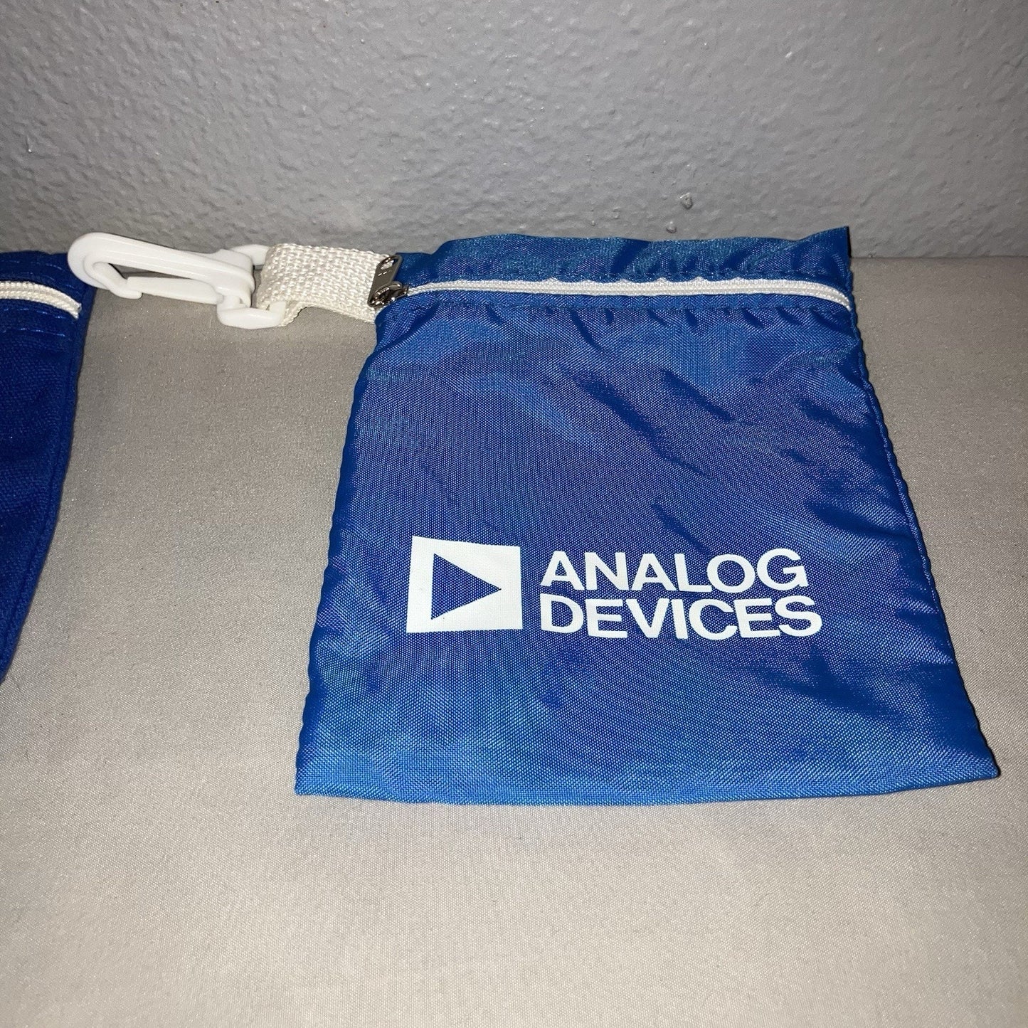 Hewlett Packard HP / Analog Devices Small Cloth Zipper Bags Vintage Pc Accessory