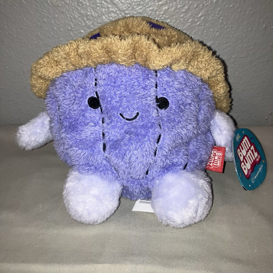 New Nwt 7.5" Breakfast BumBumz Collectible Plush Stuff Blueberry Muffin Melissa