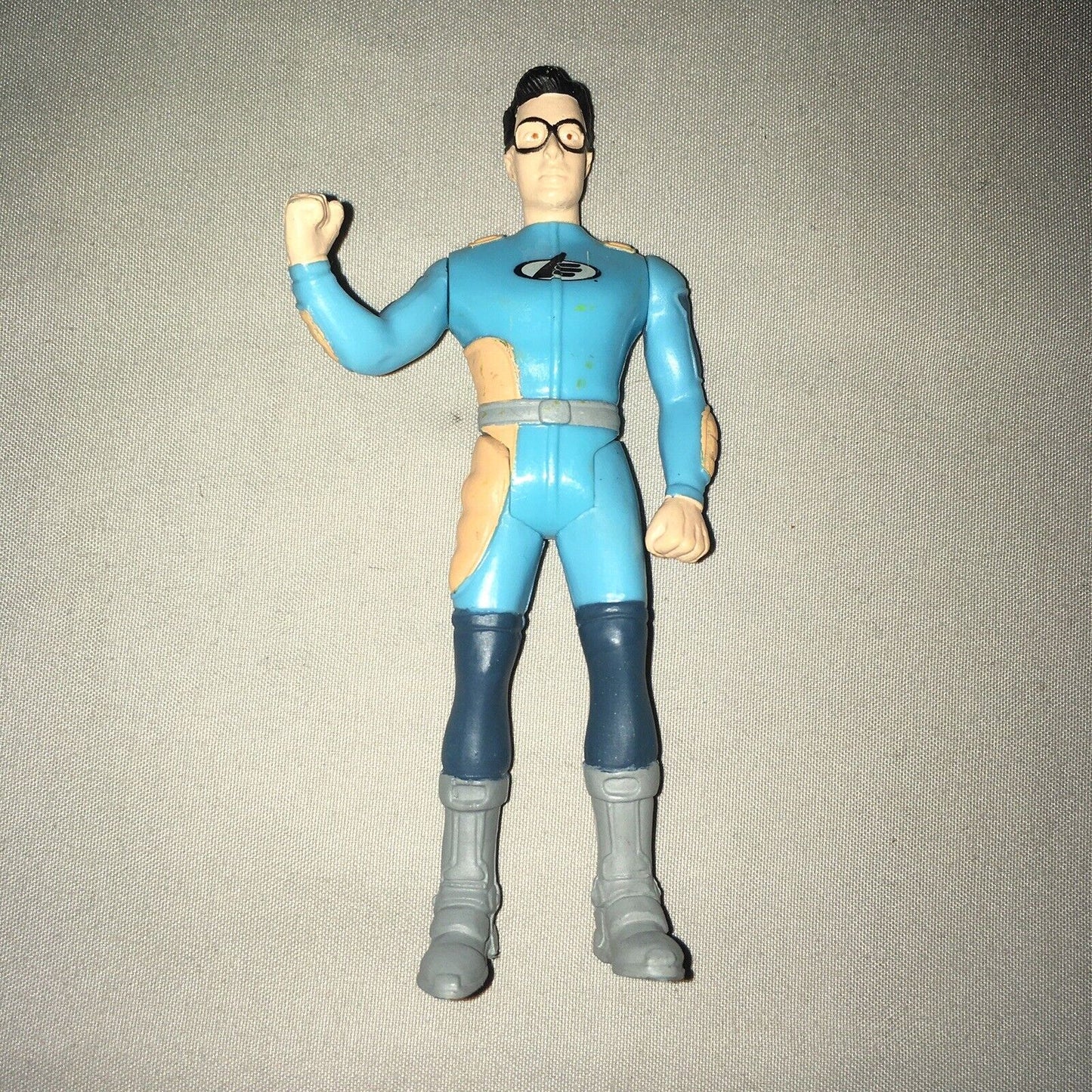Max Steel 2001 Jack in the Box Kids Meal Action Figure FF Toy *Used Good Shape*