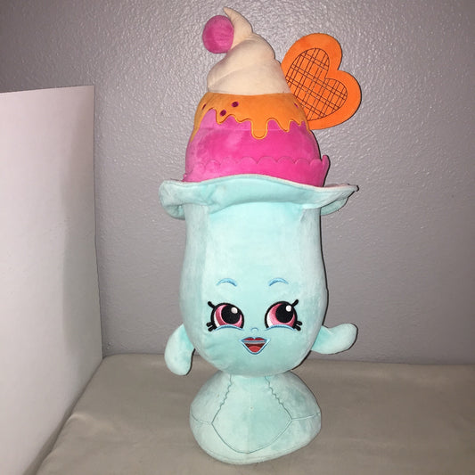 Sample Ultra Rare Suzie Sundae Shopkins Jumbo 21" Deco Pillow Stuffed Plush 420