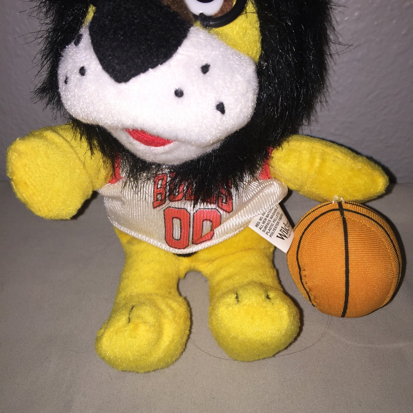 Chicago Bulls Hubert Lion 8" Bmo Harris Bank Stuffed Animal Plush Used Good Cond