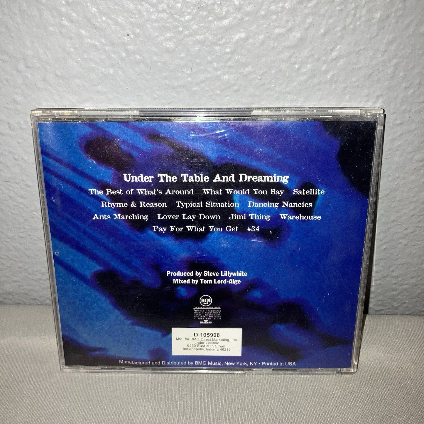 Cd Used Dave Matthews Band Under the Table & Dreaming Direct Release See Pics