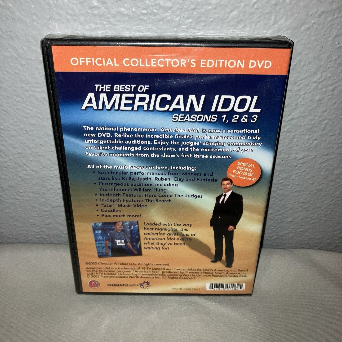 Dvd Sealed New American Idol Best of Season 1 /2 / 3 The Best of Best Highlights