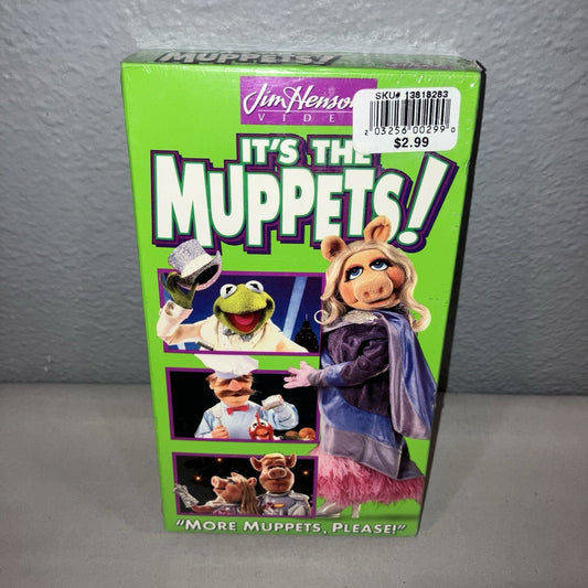 Vhs Sealed New Its the Muppets More Muppets Please Tape 1993 Jim Henson Video
