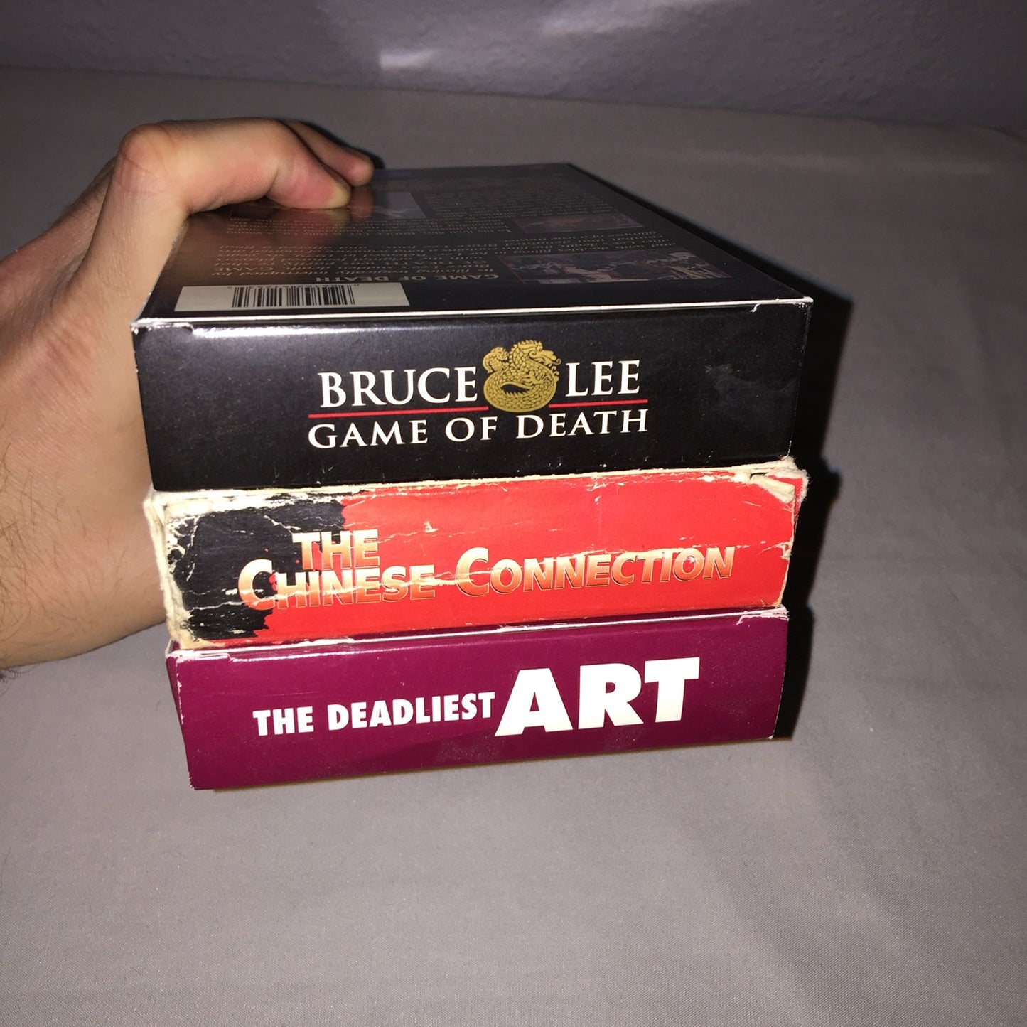 Vhs Used Bruce Lee Game Of Death / The Chinese Connection + The Deadliest Art
