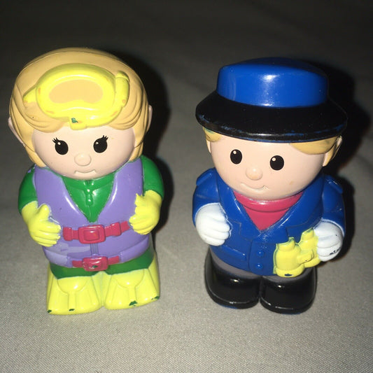 Toy Bath Figure Lot Happy Kid Toy Group No Submarine Replacement Figures Only